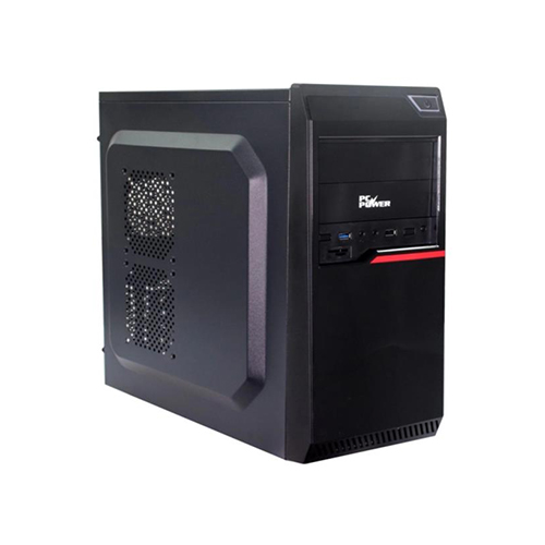 PC POWER 180F-2Ux3.0 MID TOWER DESKTOP CASE WITH 230 WATT PSU