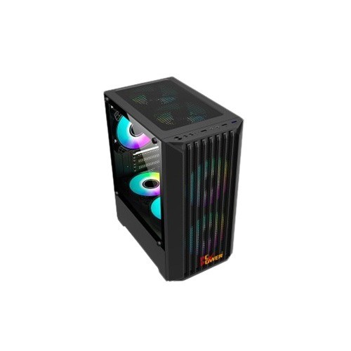 Pc Power Dark Breeze Mesh Mid Tower M-ATX Gaming Case (Black) Pc Power Dark Breeze Mesh Mid Tower M-ATX Gaming Case (Black)