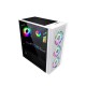 PCcooler Game 6 White Tempered Glass mATX Gaming Casing