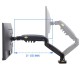 NORTH BAYOU F80 MONITOR DESK MOUNT FROM 2KG TO 9KG