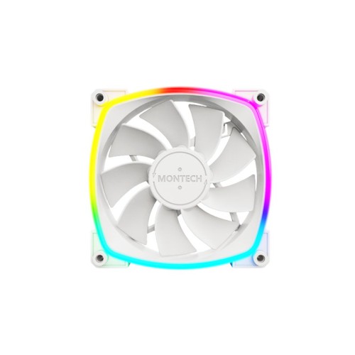 Montech RX120 PWM 120mm ARGB Case Fan (White)