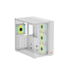 PC POWER ICEBERG V3 PP-H40 ARGB ATX GAMING CASING WHITE