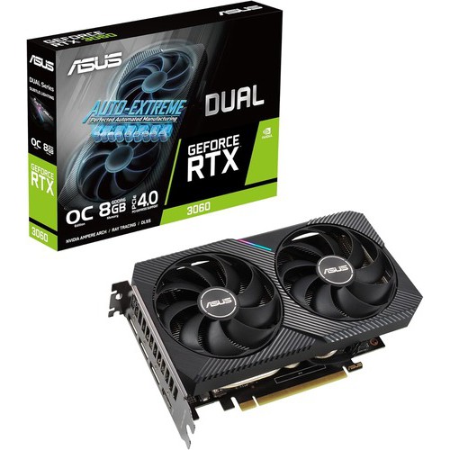 Asus Dual GeForce RTX 3060 OC Edition 8GB GDDR6 Graphics Card