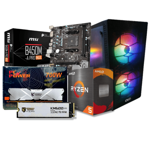 AMD Ryzen 5 5600G & MSI B450M A PRO MAX PC Build