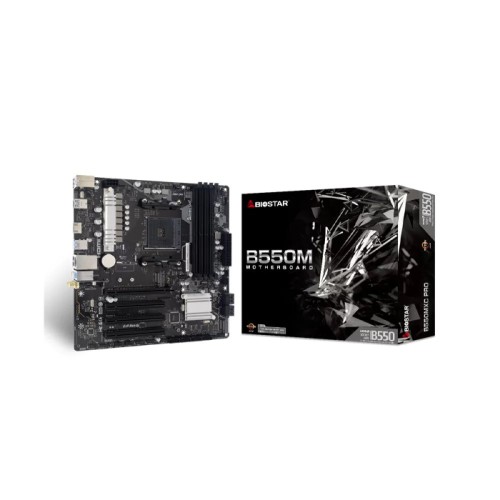 BIOSTAR B550MXC PRO DDR4 AMD AM4 Micro ATX Motherboard