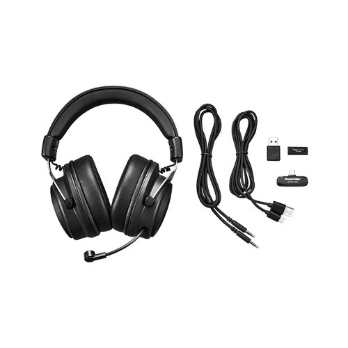 PowerColor ALPHYN AH10 Wireless Gaming Heaphone PowerColor ALPHYN AH10 Wireless Gaming Heaphone