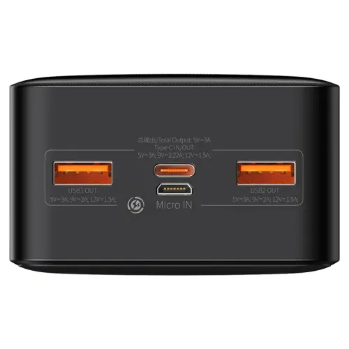 Baseus PPBD30K Bipow Digital Display 20W 30000mAh Power Bank Baseus PPBD30K Bipow Digital Display 20W 30000mAh Power Bank