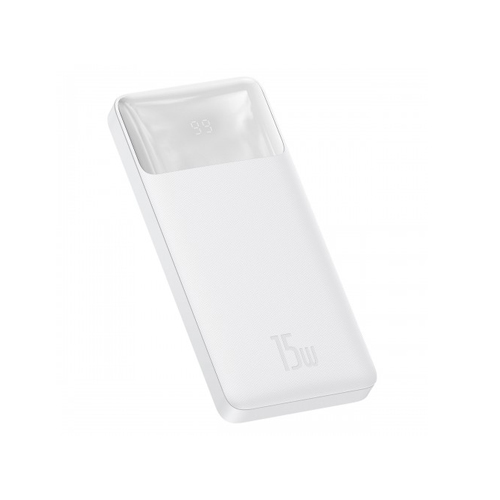 BASEUS BIPOW DIGITAL DISPLAY 15W 20000MAH POWER BANK WHITE