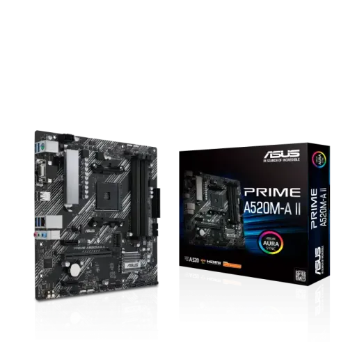 Asus PRIME A520M-A II AM4 micro ATX Motherboard