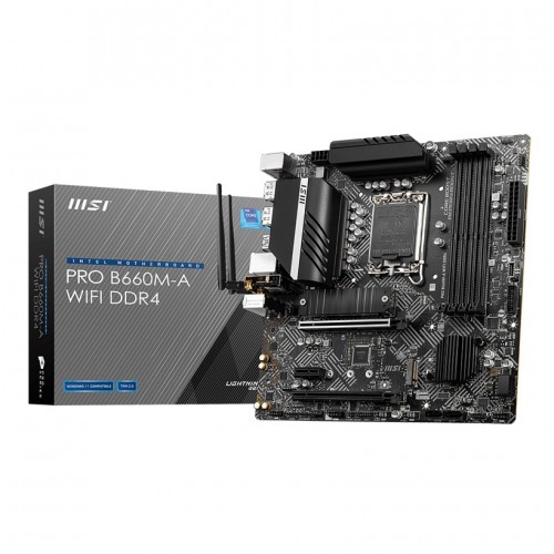 MSI PRO B660M-A WIFI DDR5 MICRO-ATX 12TH GEN INTEL MOTHERBOARD