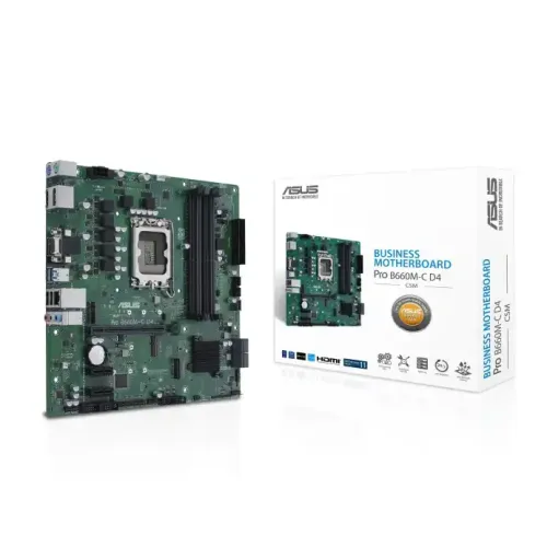 ASUS PRO B660M-C D4-CSM 12TH GEN MICRO-ATX MOTHERBOARD