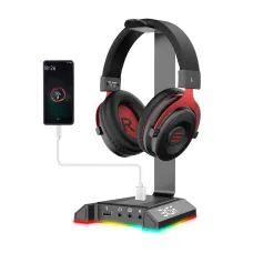 EKSA W1 RGB Headset Stand with 7.1 Virtual Surround Sound