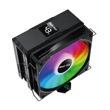 Power Train DL-Z6000 ARGB Black Air CPU Cooler with Display