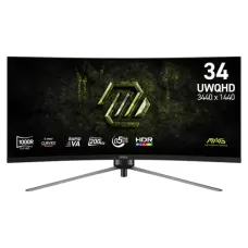 MSI MAG 345CQRF E20 34" 200Hz UWQHD Curved Gaming Monitor