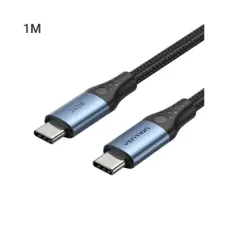 Vention TREBF 5A USB 2.0 Type-C to C Male Aluminum Alloy Cable - 1M