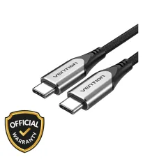Vention TAAHF 3.1 1m Cotton Braided Type-C to Type -C Cable