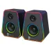 R8 SP-15 1.0 Channel 10W Wired LED Speaker Black