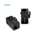 Vention IPGB0-5 Cat6 RJ45 Jack Coupler Connector (5 Pack)