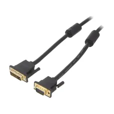 Vention EACBG DVI (24+5) Male to VGA Male, 1.5 Meter, Black Cable