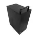 PC Power Pro Case V6 Mid Tower Black Micro-ATX Desktop Case with Standard PSU