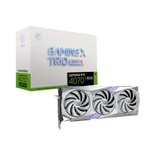 MSI GeForce RTX™ 4070 Ti SUPER 16G GAMING X TRIO WHITE GDDR6X Graphics Card