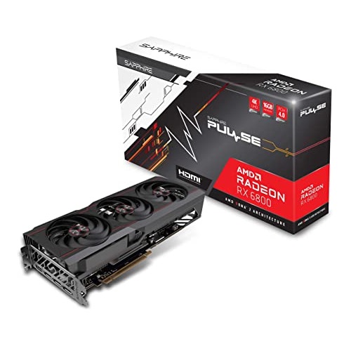 Sapphire Pulse AMD Radeon RX 6800 OC Gaming 16GB GDDR6 Graphics Card