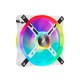 Corsair iCUE QL120 RGB 120mm PWM White Triple Case Fan with Lighting Node Core