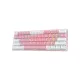 REDRAGON K617 FIZZ 60% WIRED RGB GAMING KEYBOARD (WHITE & PINK MIXED-COLORED)