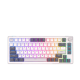 Royal Kludge RK-H81 Tri-Mode RGB 81 Keys Hot Swappable Mechanical Keyboard White Night