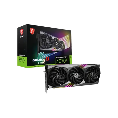 MSI GeForce RTX 4070 Ti GAMING X TRIO 12GB GDDR6X Graphics Card