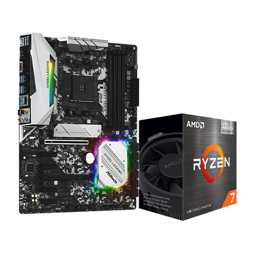 Ryzen 7 5700G With Asrock B450 Steel Legend Combo