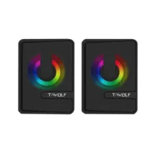 T-Wolf S3 Portable Wired RGB Gaming Speaker
