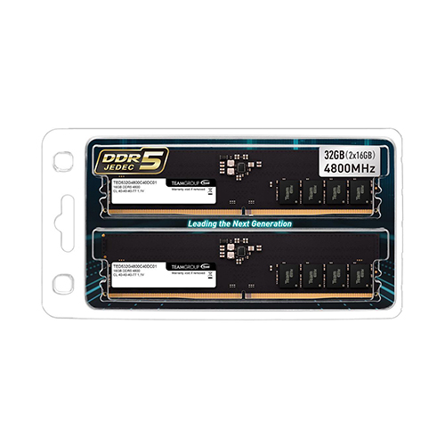 Team Elite 32GB (2 x 16GB) DDR5 4800Mhz Desktop Ram Team Elite 32GB (2 x 16GB) DDR5 4800Mhz Desktop Ram