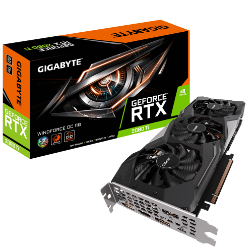 Gigabyte GeForce RTX 2080 Ti WINDFORCE OC 11GB Graphics Card