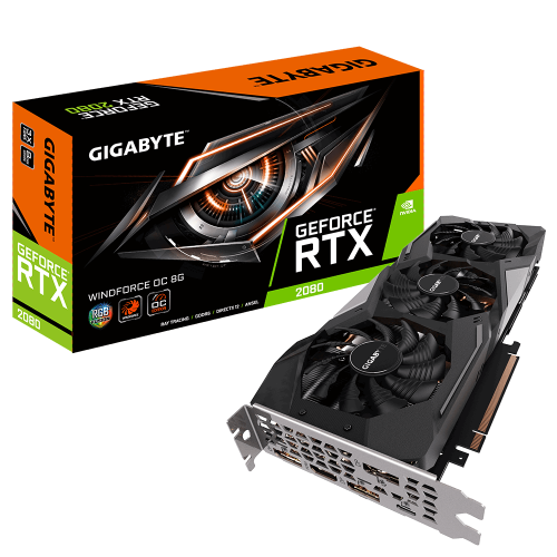 GIGABYTE AORUS GeForce RTX™ 2080 WINDFORCE OC 8GB Graphics Card
