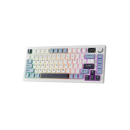Tecware Spectre 75 Gasket Mounted Mechanical Keyboard with LCD Display (White Sapphire) Tecware Spectre 75 Gasket Mounted Mechanical Keyboard with LCD Display (White Sapphire)
