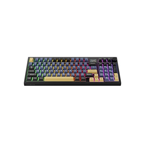 Tecware Spectre 96 Gasket Mounted Mechanical Keyboard with LCD Display (Ocean Gold) Tecware Spectre 96 Gasket Mounted Mechanical Keyboard with LCD Display (Ocean Gold)