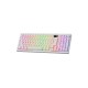 Tecware Spectre 96 Gasket Mounted Mechanical Keyboard with LCD Display (White) Tecware Spectre 96 Gasket Mounted Mechanical Keyboard with LCD Display (White)