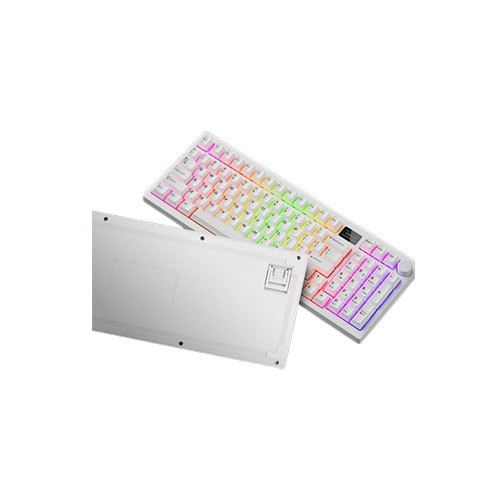 Tecware Spectre 96 Gasket Mounted Mechanical Keyboard with LCD Display (White) Tecware Spectre 96 Gasket Mounted Mechanical Keyboard with LCD Display (White)
