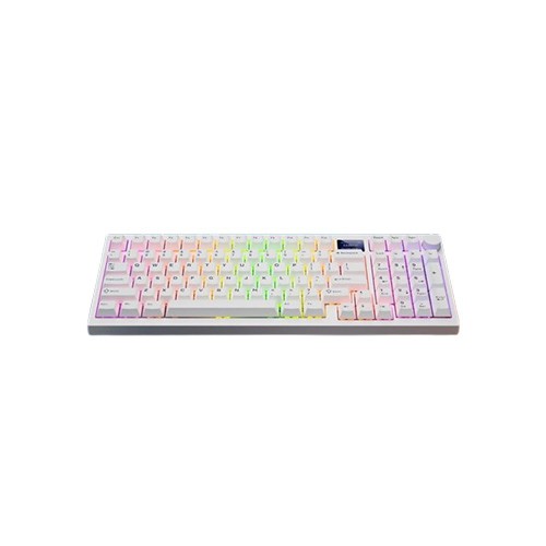 Tecware Spectre 96 Gasket Mounted Mechanical Keyboard with LCD Display (White) Tecware Spectre 96 Gasket Mounted Mechanical Keyboard with LCD Display (White)