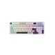Tecware Spectre 96 Gasket Mounted Mechanical Keyboard with LCD Display (White Sapphire)