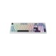 Tecware Spectre 96 Gasket Mounted Mechanical Keyboard with LCD Display (White Sapphire)