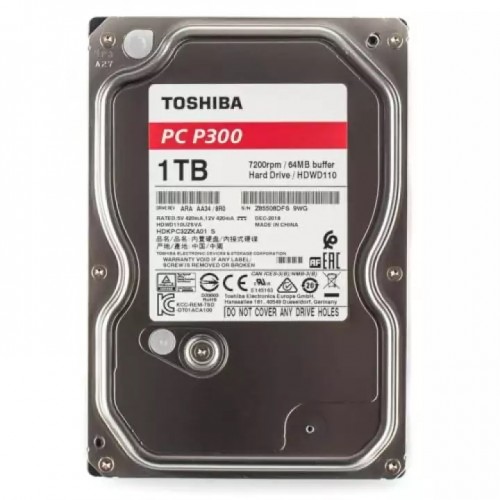 Toshiba P300 1TB 3.5 Inch 7200RPM Sata Hard Drive (official)
