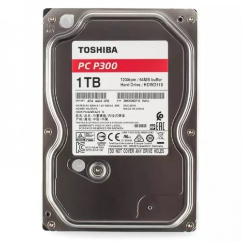 Toshiba P300 1TB 3.5 Inch 7200RPM Sata Hard Drive 