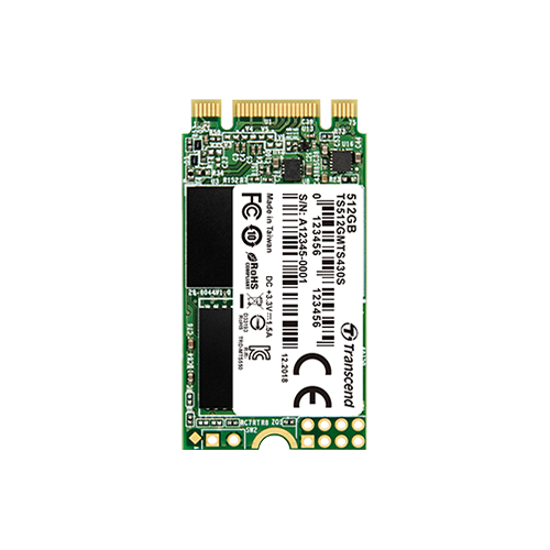 Transcend 430S 256GB M.2 SSD With DRAM Cache