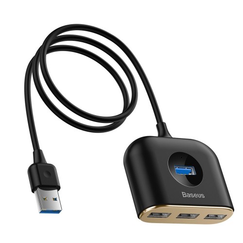 Baseus Square Round 4 in 1 Type A USB Hub Adapter Baseus Square Round 4 in 1 Type A USB Hub Adapter