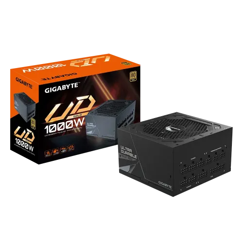 GIGABYTE UD1000GM 1000W Ultra Durable 80+ Gold Full Modular Power Supply