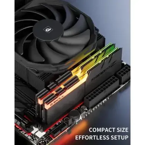 upHere H45K6 Low Profile CPU Air Cooler - Black