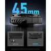 upHere H45K6 Low Profile CPU Air Cooler - Black