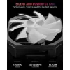 upHere UP1 Elite KC4C ARGB CPU Air Cooler - Black